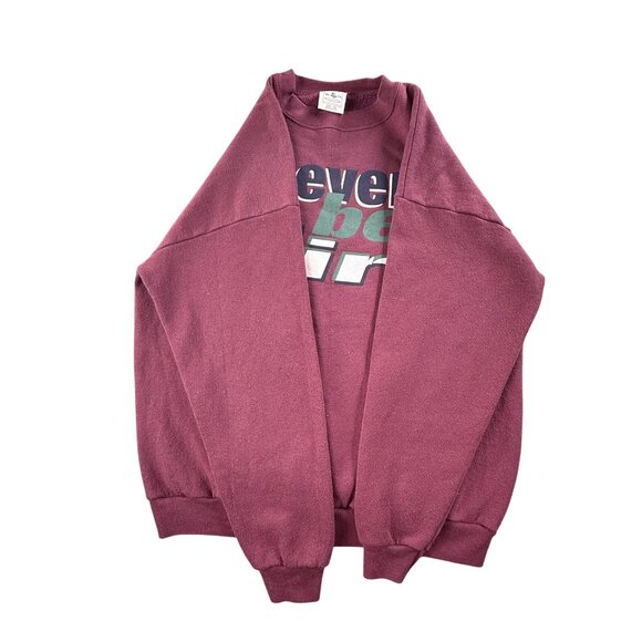 Vintage Attitude Sweatshirt Womens Small Ross Sportswear 90s USA Women Power Y2K - Picture 3 of 13